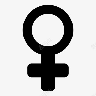女性象征女性性别维纳斯图标图标
