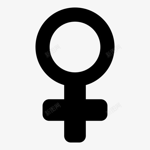 女性象征女性性别维纳斯图标svg_新图网 https://ixintu.com xx染色体 人 女士性 女孩 女性 女性性别 女性象征 她 维纳斯