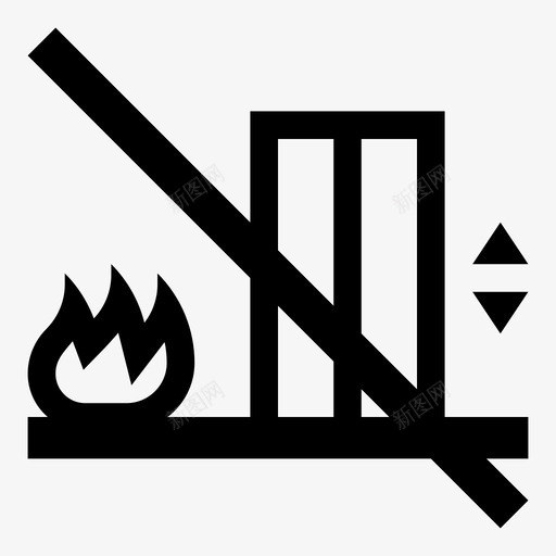 不使用电梯派粘图标svg_新图网 https://ixintu.com 万一发生火灾 不使用电梯 代 干燥 时尚 派 消防安全 火 粘