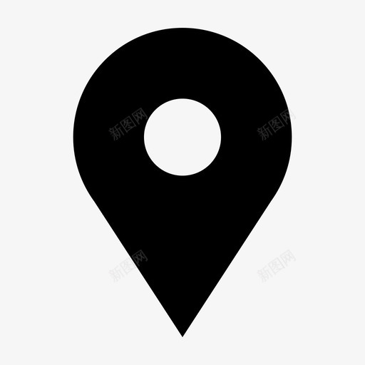 地图图钉指针否图标svg_新图网 https://ixintu.com gps 保持 否 地图图钉 地图指针 已售出 指针 粗体 金色