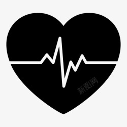 砰砰心跳砰砰医学图标高清图片