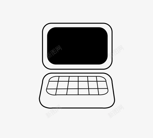 笔记本电脑苹果电脑图标svg_新图网 https://ixintu.com 信息 屏幕 平面设计 技术 数码 方便 电脑 笔记本电脑 苹果