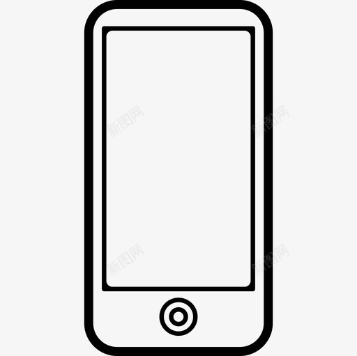 有一个圆形按钮的电话工具和用具电话组图标svg_新图网 https://ixintu.com 工具和用具 有一个圆形按钮的电话 电话组