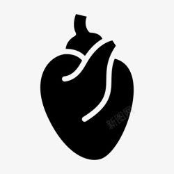 血液系统心脏心肌体征图标高清图片
