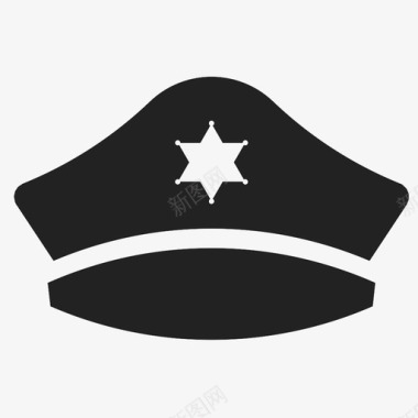 警帽警官毛德林图标图标