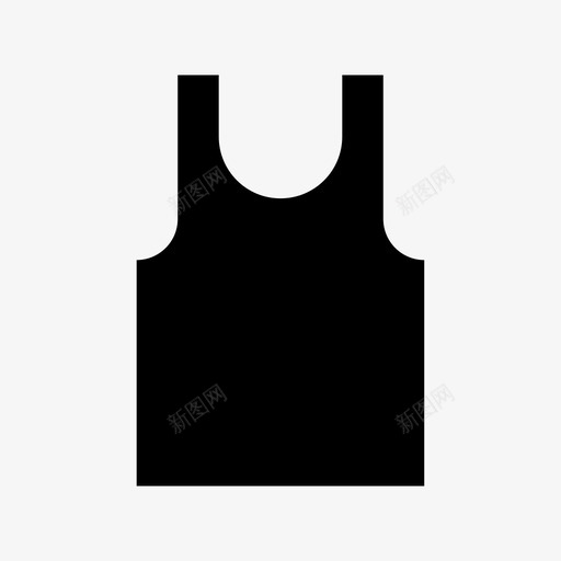 背心露肩女式服装图标svg_新图网 https://ixintu.com 内衣 反光 夏装 女式服装 无袖 服装材料设计图标 背心 露肩 露臂