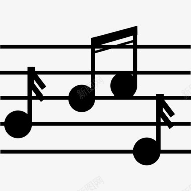 音乐课记谱学术1图标图标