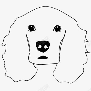 可卡犬犬种图标图标