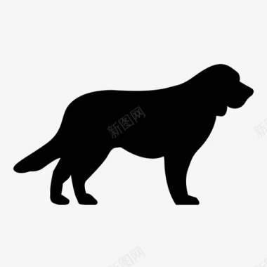 猎犬狗狗类型图标图标
