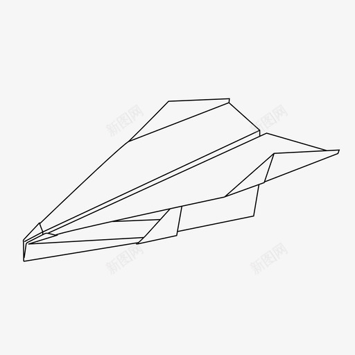 纸飞机纸折叠折纸图标svg_新图网 https://ixintu.com 不 保留 出售 大胆 折纸 纸折叠 纸飞机 黄金