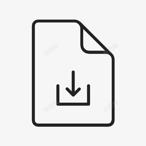 文件保存纸张图标svg_新图网 https://ixintu.com 下载 保存 副本 办公室 存储 文件 本地 纸张