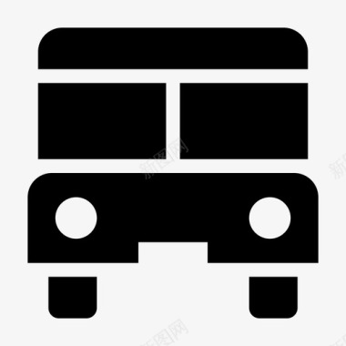 巴士旅行旅游图标图标