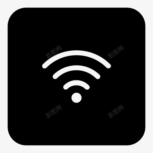 wifi已售出无图标svg_新图网 https://ixintu.com wifi wlan 互联网 保留 已售出 按钮 接口 无 界面粗体 粗体 连接 金色