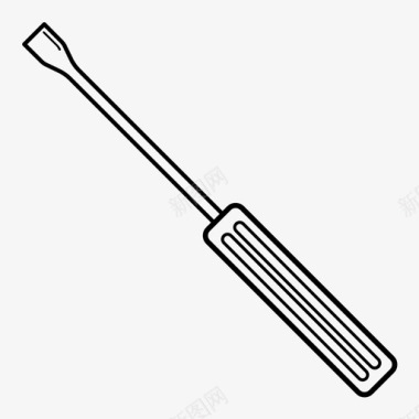 螺丝刀工具拧紧图标图标