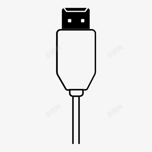 线缆粗体充电器图标svg_新图网 https://ixintu.com usb 不支持 保留 充电器 已售出 粗体 线缆 金色