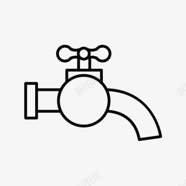 水龙头水洗衣机图标图标