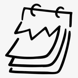 项目日程日历显示件日程表图标高清图片