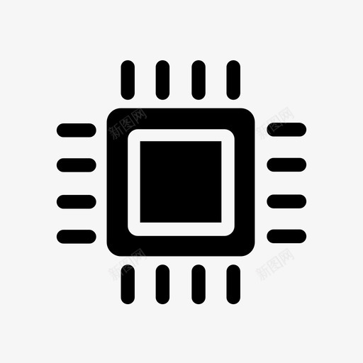 微芯片传感器不图标svg_新图网 https://ixintu.com 不 传感器 保留 出售 微芯片 粗体 芯片组 计算机 黄金
