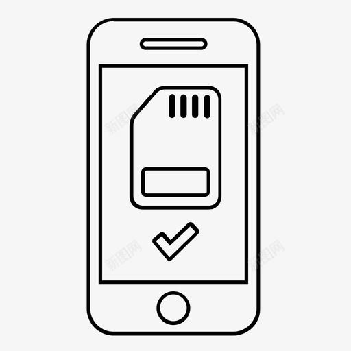 sd卡sim卡手机图标svg_新图网 https://ixintu.com sd卡 sim卡 存储卡 手机 手机收藏1 技术 数码 芯片 通讯