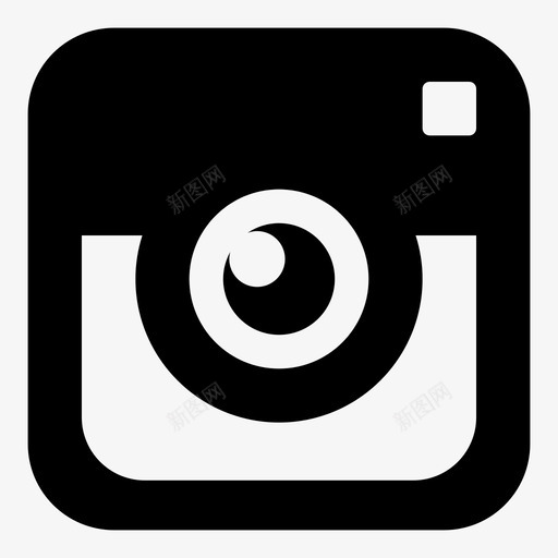 相机盒子捕捉图标svg_新图网 https://ixintu.com instagram 捕捉 照片 盒子 相机 社交 社交网络