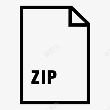 zip文件zipper减法图标图标