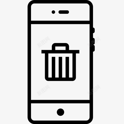 回收站软件重复图标svg_新图网 https://ixintu.com 删除 回收站 垃圾 移动和服务卷2 移动工作 网络工作 计算机工作 软件 重复