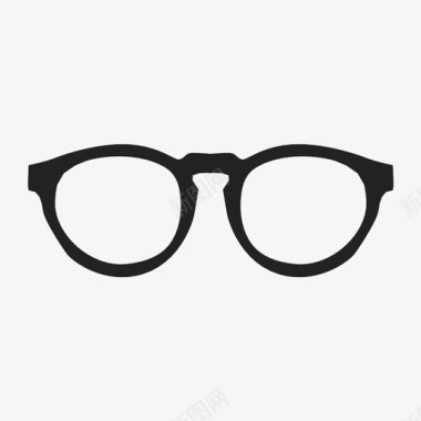 眼镜远视镜框图标图标