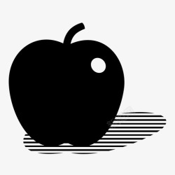 3d水果卡通苹果3d食物图标高清图片