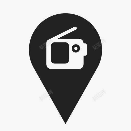 广播不新闻图标svg_新图网 https://ixintu.com 不 保留 信息 出售 媒体 广播 新闻 粗体 通讯 黄金