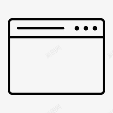 窗口浏览器internet屏幕图标图标