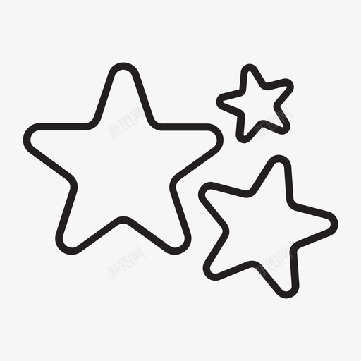 星星3星座图标svg_新图网 https://ixintu.com 3 圆形 天空 星座 星星 胜利
