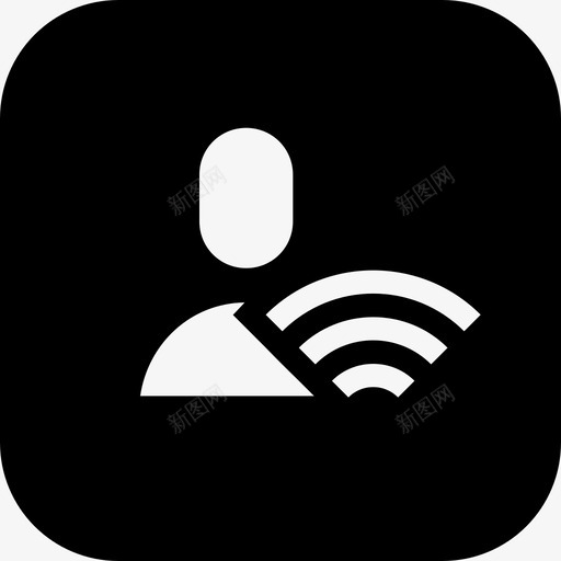 wifi用户音乐互联网图标svg_新图网 https://ixintu.com wifi用户 互联网 应用程序 接口 无线 用户界面vol4平铺差异 计算机 连接 音乐
