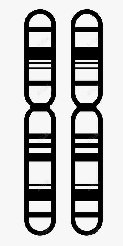 染色体转下一个医学图标svg_新图网 https://ixintu.com 删除 医学 另一个 基因 忽略 染色体 染色体结构 生物学 转下一个 转发