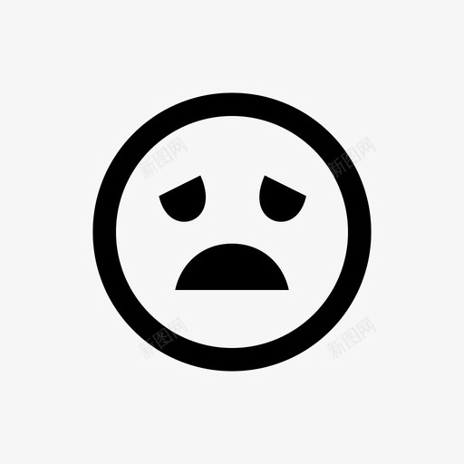 emoji深深的悲伤非常悲伤开始图标svg_新图网 https://ixintu.com emoji深深的悲伤 严肃 开始 恢复 打开 脸 表情 表情符号 观点 非常悲伤