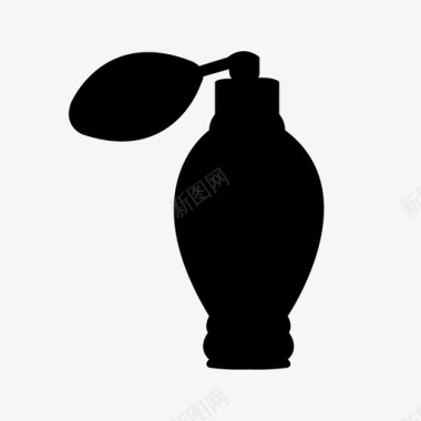 香水瓶子古龙水图标图标