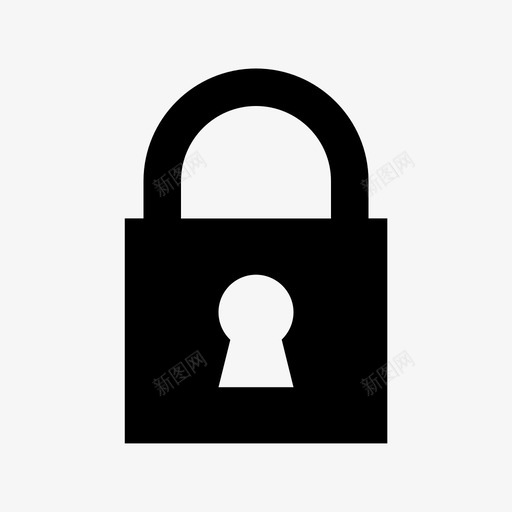 锁安全隐私图标svg_新图网 https://ixintu.com 保持 出售 否 安全 挂锁 犯罪和安全材料设计图标 粗体 金色 锁 锁定 隐私