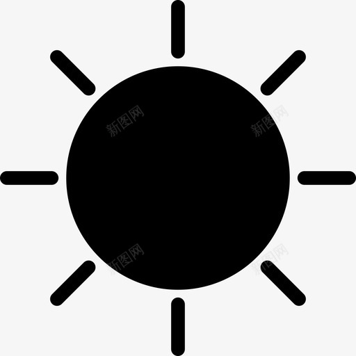太阳形状变体形状空间图标svg_新图网 https://ixintu.com 太阳形状变体 形状 空间图标