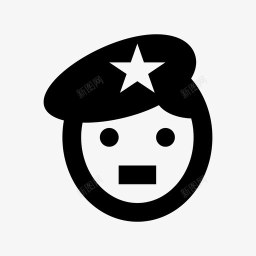 警察人物头像材料标图标svg_新图网 https://ixintu.com 人物头像材料设计图标 警察