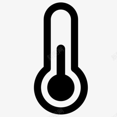 温度计视图车辆图标图标