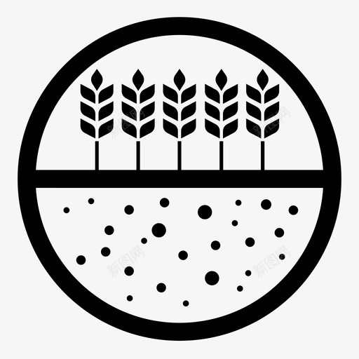 小麦和土壤减法推迟图标svg_新图网 https://ixintu.com 农业 减法 另一个 土壤 小麦和土壤 忽略 推迟 有机 植物 联合 谷物