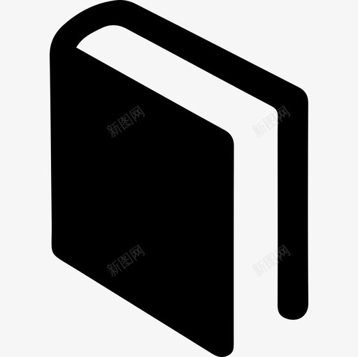 书的黑色封面对角位置教育基本图标svg_新图网 https://ixintu.com 书的黑色封面对角位置 基本图标 教育