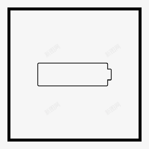 电池电量低电池电量伏特图标svg_新图网 https://ixintu.com 电池电量伏特 电池电量低