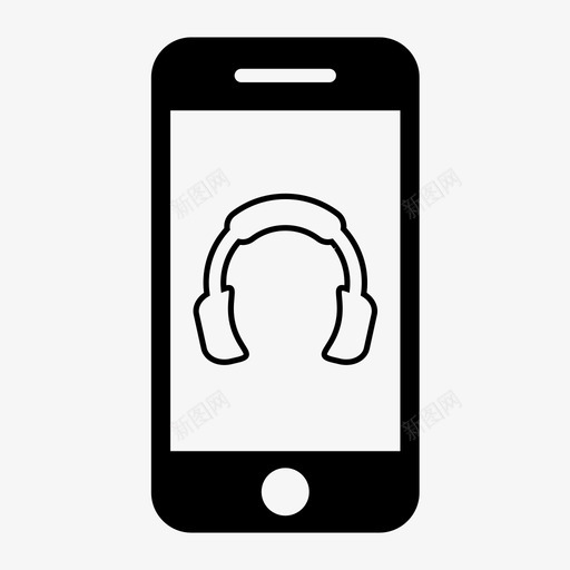 耳机音乐移动图标svg_新图网 https://ixintu.com plus 删除 忽略 指示 移动 移动集合1 耳机 转发 音乐 音频