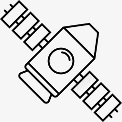 爱沐空间卫星空间站太空船图标高清图片
