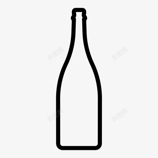 葡萄酒酒精瓶子图标svg_新图网 https://ixintu.com 庆祝 消费 玻璃杯 瓶子 节日 葡萄酒 酒精 饮料 香槟