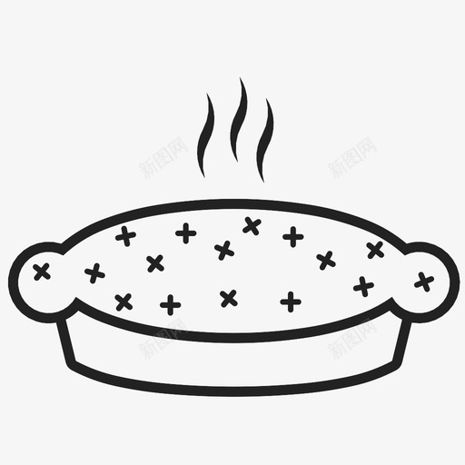 热蛋糕近期烘焙冷却图标svg_新图网 https://ixintu.com 冷却 刚做 新烘焙 派 派对 烤箱新鲜 热蛋糕 甜点 近期烘焙 食物