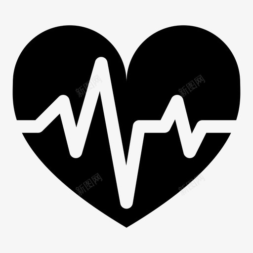 心跳监护仪测量图标svg_新图网 https://ixintu.com 健康 医疗和医疗 医院 心电图 心脏监护仪 心跳 测量 现场 生命 监护仪 脉搏 血液
