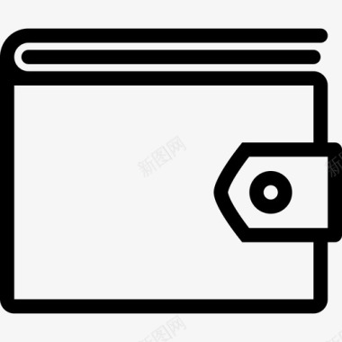 钱包箱子电子商务图标图标