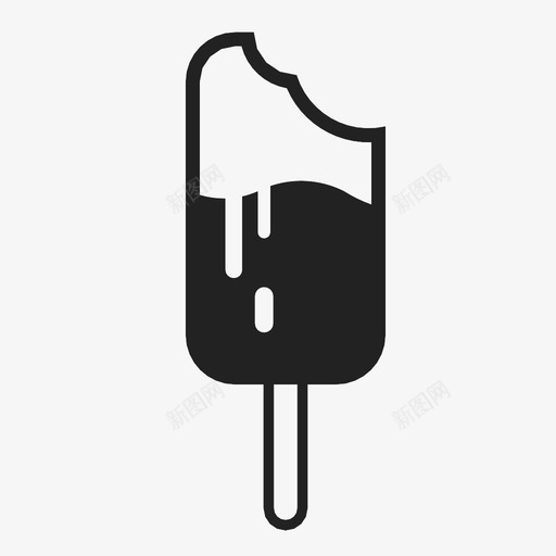 冰淇淋夏天冷冻酸奶图标svg_新图网 https://ixintu.com 冰淇淋 冷冻酸奶 夏天 巧克力棒 甜点 糖果 食物 香草
