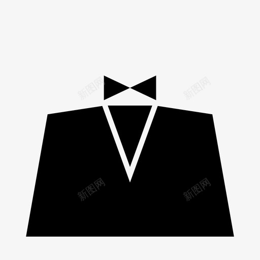 着装规范正式男性图标svg_新图网 https://ixintu.com 制服 吸烟 正式 燕尾服 男士 男性 着装规范 西装 领带